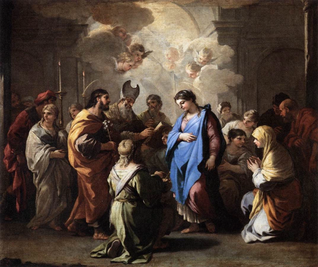Il matrimonio della Vergine - Louvre, Parigi
